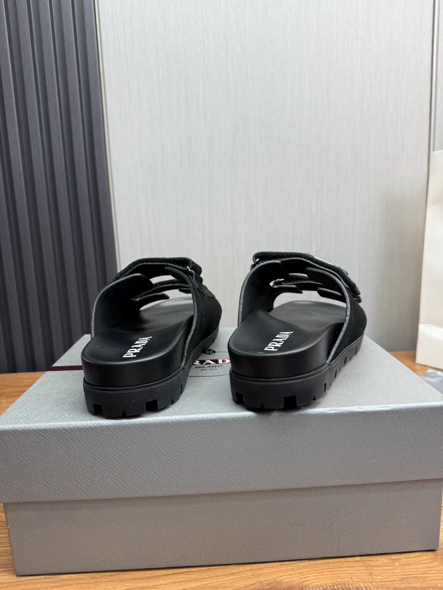 Men's shoes 💰440💰 ＰＲＡＤＡPrada - popular men's slippers hot sale 🔥 🩴Official website one to one production 38-45 sizes 45 46 🉑️Customized!
